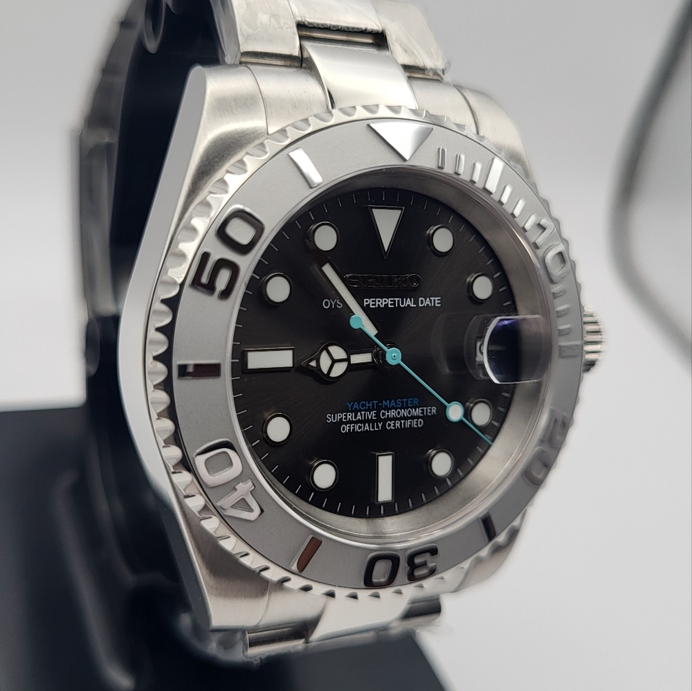 New Custom SeikoMod 40mm Automatic Dive Watch Y-Master Homage - Picture 3 of 8